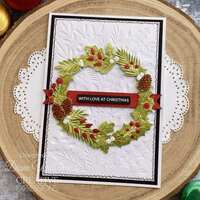 Creative Expressions Winter Foliage Companion Colouring Stencil 6 in x 8 in 2pk - CEST171
