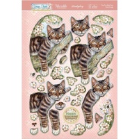 Hunkydory Crafts Spring Cheer Deco-Large Set - The Purr-fect Day