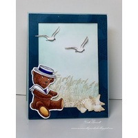Pink Ink Impression Obsession Clear Stamps Beary Sweet