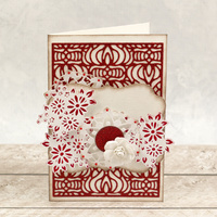 Cut and Foil Die Hotfoil Stamp Lavish Ballroom Field Of Daisies