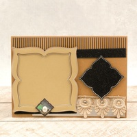 Cut and Foil Die Hotfoil Stamp Nesting Floral Frames