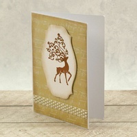 Couture Creations Hotfoil Stamp Naughty Or Nice Prancer