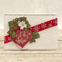 Couture Creations Cut Foil Emboss Die Naughty Or Nice Let It Snow Bauble