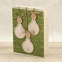 Cut and Hotfoil Stamp Dimensional Decorations Ray Bauble