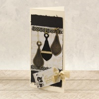 Cut and Hotfoil Stamp Dimensional Decorations Stippled Bauble