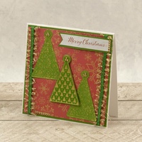 Cut and Hotfoil Stamp Dimensional Decorations Tree Bauble