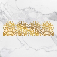 Couture Creations Hotfoil Stamp Peaceful Peonies Lacey Border