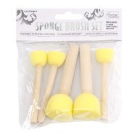 Couture Creations Sponge Brush Set 5pk