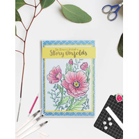 Couture Creations - Parkside Crafts Photopolymer Stamp Set - Featured Poppies