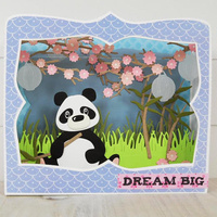 Marianne Design Collectables Elines Panda and Bear Dies COL1409 