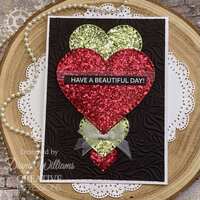 Cosmic Shimmer Spangles Cherry Red Duo Set