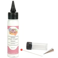 Art Glitter Designer Dries Clear Adhesive Bundle 240ml, 60ml, Metal Tip