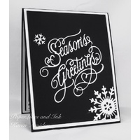 Impression Obsession Die Season's Greetings DIE237S 