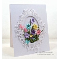 Impression Obsession Die Ornate Oval Frame DIE391ZZ 