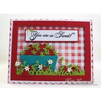Impression Obsession Die Small Strawberry Bunch DIE40E 