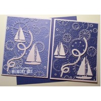 Memory Box 3D Embossing Folder 4.5x5.75 Put it in Gear