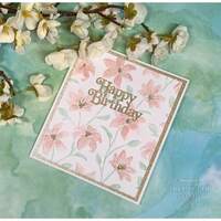 Creative Expressions Lovely Lilies 6 in x 6 in 3D Embossing Folder EF3D-058