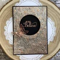 Creative Expressions Botanical Swirls 5 in x 7 in 3D Embossing Folder EF3D-072