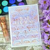 Creative Expressions Art Deco Arches 5 in x 7 in 3D Embossing Folder EF3D-077