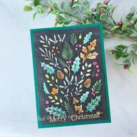 Creative Expressions Winter Foliage 5 in x 7 in 3D Embossing Folder EF3D-084