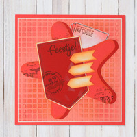 Nellie’s Choice 3D Embossing Folder - Blocks - EF3D087