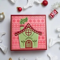Nellie’s Choice 3D Embossing Folder - Scandinavian Christmas - EF3D095