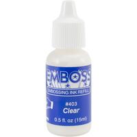Tsukineko Emboss Embossing Stamp Pad Clear Acid Free + Reinker