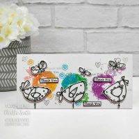 Woodware Clear Singles Texture Palette 6 x 8 Stamp