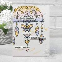 Woodware Clear Singles Semi Circle Texture Background 3 x 4 Stamp