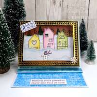 Woodware Clear Singles 3” x 4” Stamp - Nordic Houses - FRM085