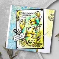 Woodware Clear Singles 4” x 6” Stamp Set - Spring Magnolia - FRS10134