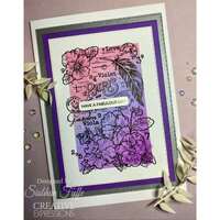 Woodware Clear Singles 4” x 6” Stamp Set - Viola - FRS10136