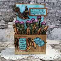 Woodware Clear Singles 4” x 6” Stamp Set - Woodgrain - FRS1050