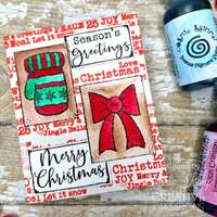 Woodware Clear Singles 8” x 2.6” Stamp - Christmas Celebrations - FRS427