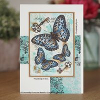 Woodware Clear Stamps Three Butterflies