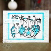 Woodware Clear Stamps Frosted Baubles