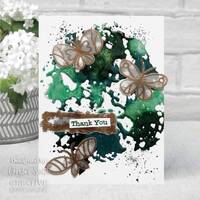 Woodware Clear Singles Wired Butterflies 4 x 6 Stamp