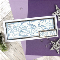 Hunkydory For The Love Of Stamps Snowy Town Stamp