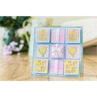 Gemini Create-a-Card Metal Die Tulip Patchwork