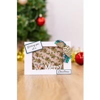 Gemini Peek-A-Boo Stamps and Dies Reindeer