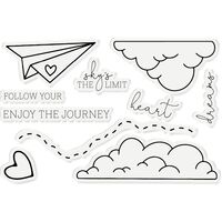 Gemini Clear Stamps & Dies Penny Sliders Skys The Limit