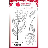 Woodware Clear Stamps Bubble Bloom Jeanie