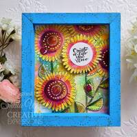 Woodware Clear Singles Petal Doodles Live Life 4 in x 6 in Stamp Set JGS860