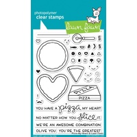 Lawn Fawn Pizza My Heart Stamp+Die Bundle