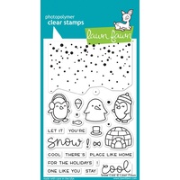 Lawn Fawn Snow Cool Stamp+Die Bundle