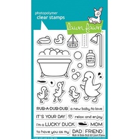 Lawn Fawn Rub-A-Dub-Dub Stamp+Die Bundle