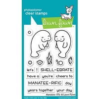 Lawn Fawn Manatee-rific Dies Stamp+Die Bundle