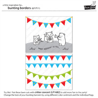 Lawn Fawn Cuts Bunting Borders LF1711