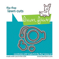 Lawn Fawn - Anglerfish Flip-Flop Stamp and Die Bundle
