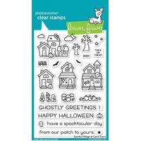 Lawn Fawn Spooky Village Stamp+Die Bundle